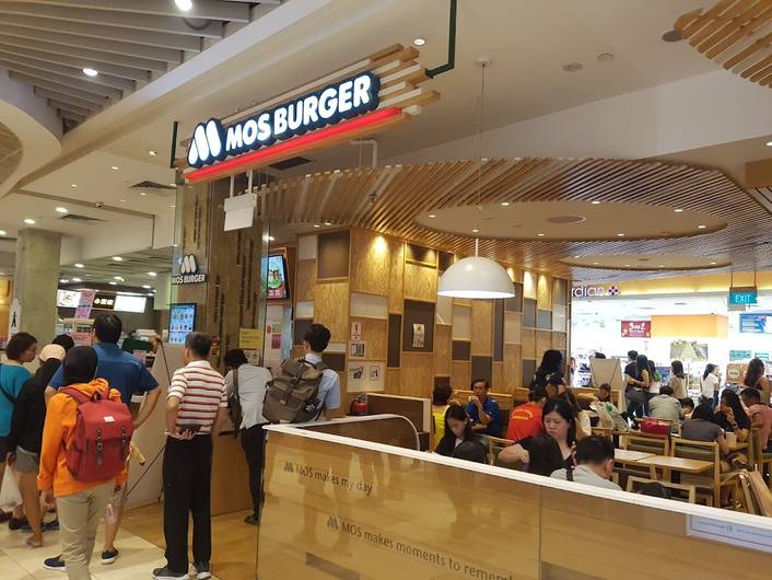 MOS Burger at Bedok Mall