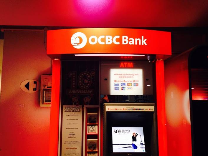 OCBC ATM at Bugis Junction