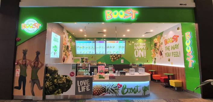 Boost Juice Bars at Changi City Point