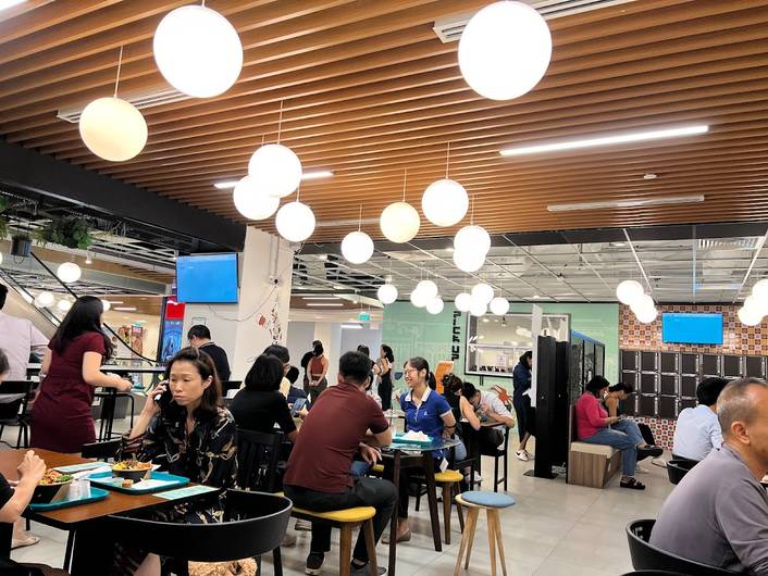 Central Food Court at Cross Street Exchange