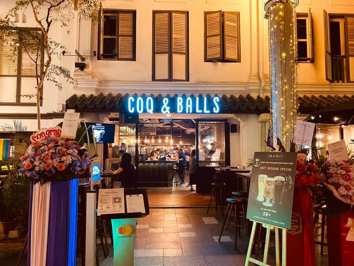 Coq & Balls Restaurant & Bar at Cross Street Exchange