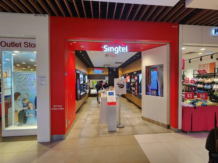 Singtel Exclusive Retailer at IMM