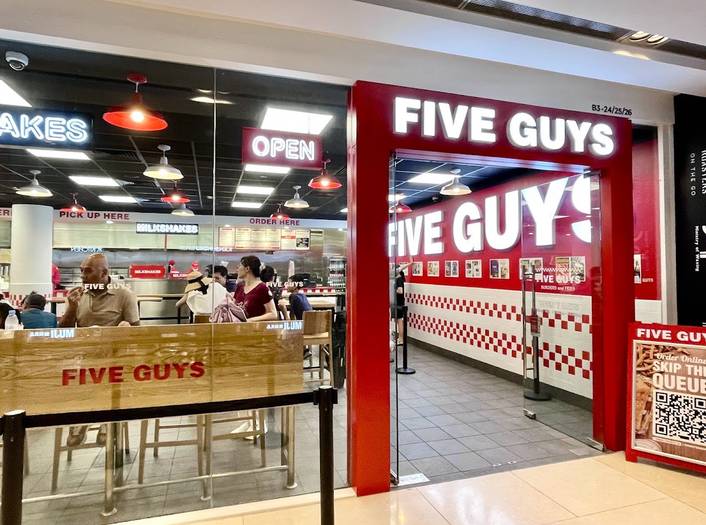 Five Guys at ION Orchard