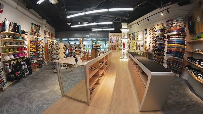 The Ride Side Skate Store at Kallang Wave Mall