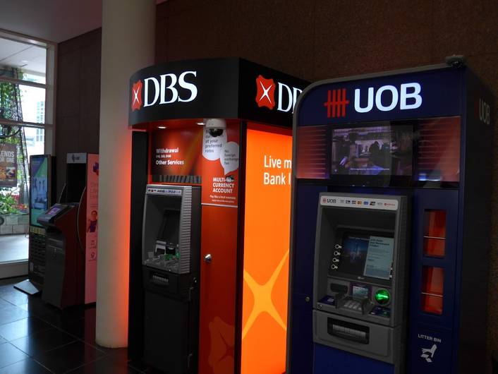 DBS ATM at Millenia Walk