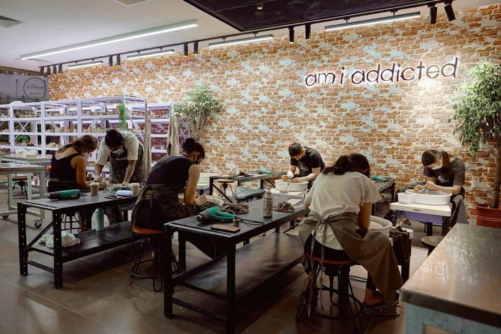 Am I Addicted | Korean Pottery Studio at Orchard Central