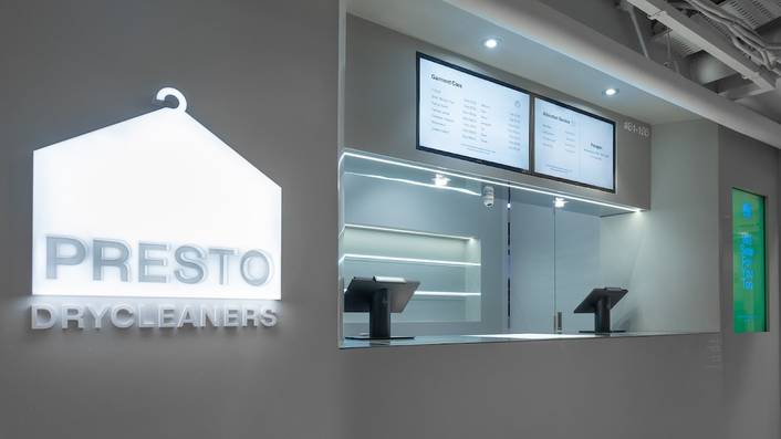 Presto Drycleaners at Paragon