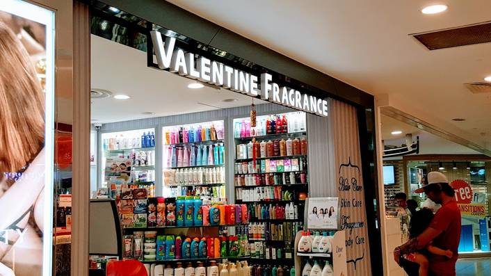 Valentine Fragrance and Cosmetics at Parkway Parade