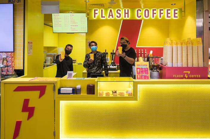 Flash Coffee at Plaza Singapura