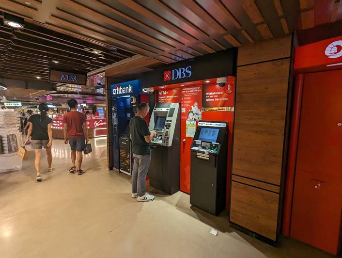 DBS ATM at Raffles City