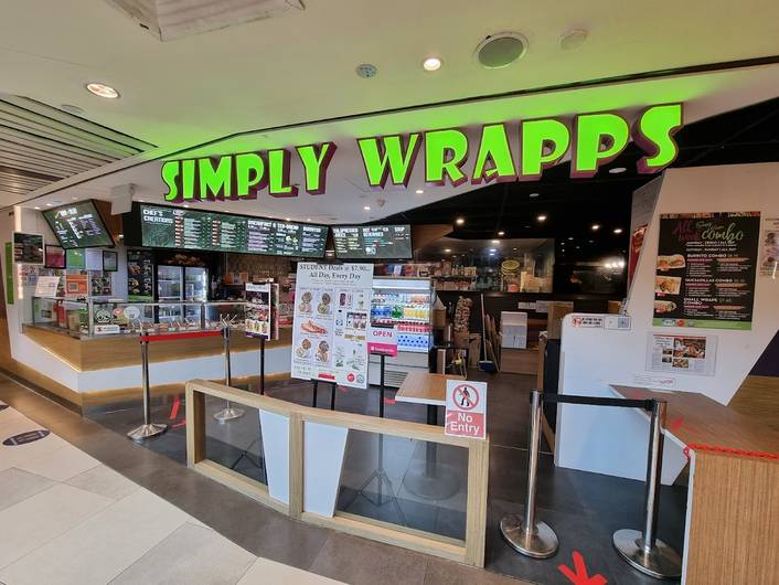 Simply Wrapps at Raffles City