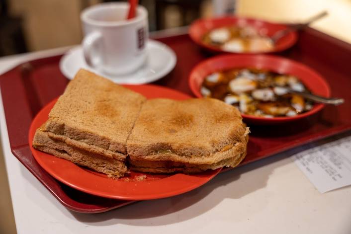 Ya Kun Kaya Toast at Raffles City