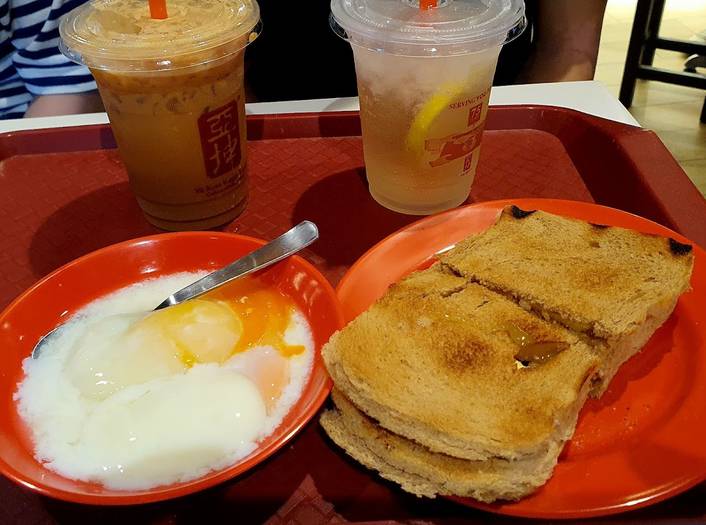Ya Kun Kaya Toast at Raffles City