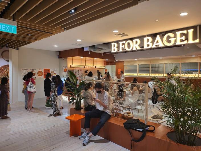 B FOR BAGEL at Tanglin Mall