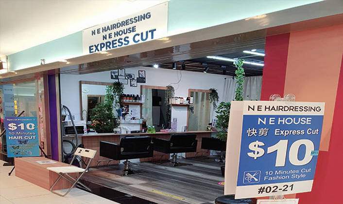 N E Hairdressing Salon at Heartland Mall Kovan