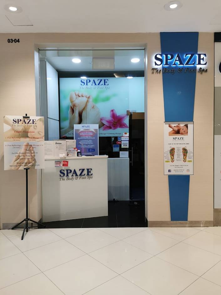 Spaze The Body & Foot Spa at Lot One