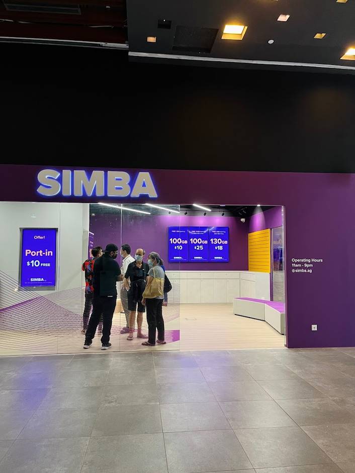 SIMBA Telecom at Orchard Central