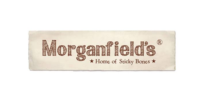 MORGANFIELD'S (BAR MF) logo