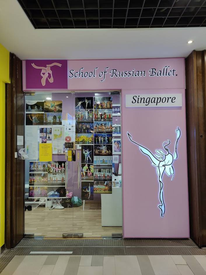 Premier School of Russian Ballet at Anchorpoint store front