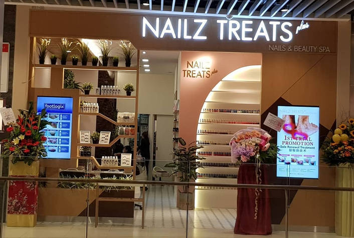 Nailz Treats at Bedok Mall store front