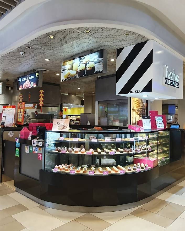 Twelve Cupcakes at Bedok Mall store front