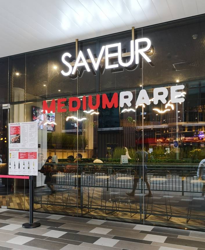 Mediumrare by Saveur at Century Square store front