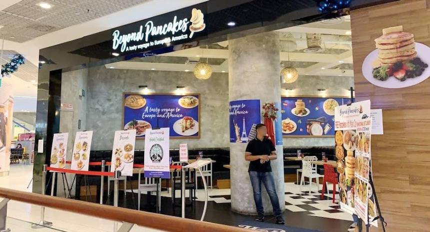 Beyond Pancakes at City Square Mall store front