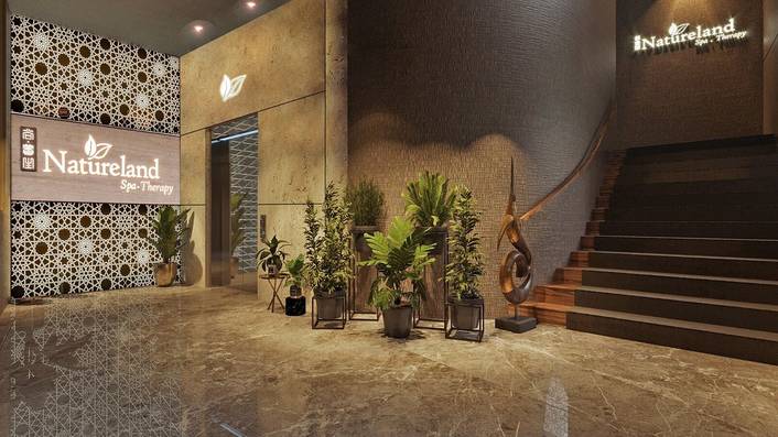 Natureland Spa at Clarke Quay store front