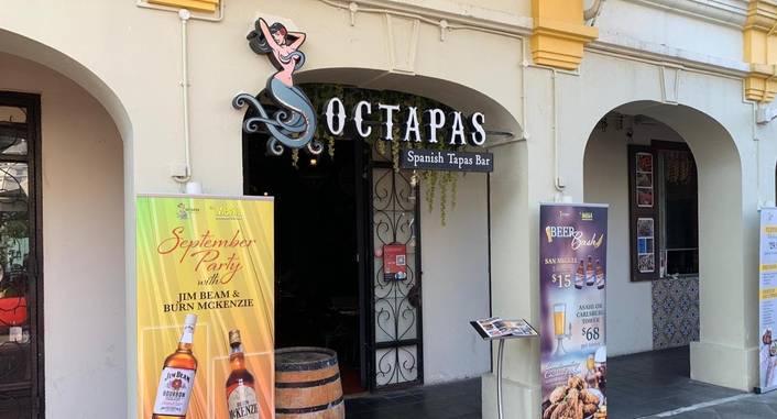 Octapas by El Mesa at Clarke Quay store front