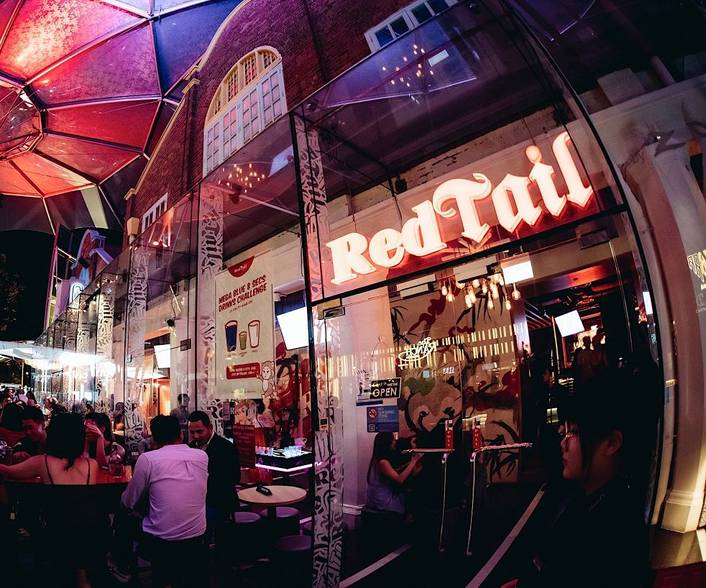 RedTail Bar By Zouk at Clarke Quay store front