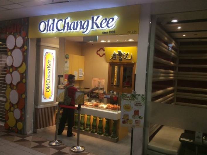 Old Chang Kee at Funan Mall store front