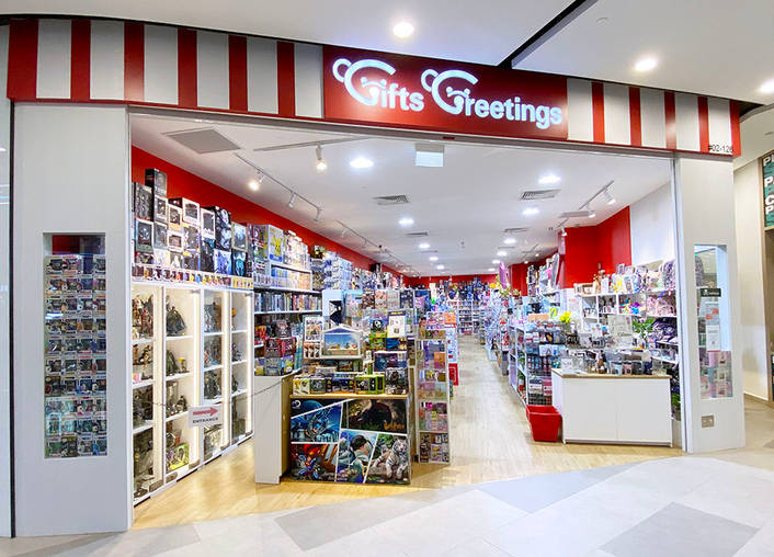 Gifts Greetings at Great World store front