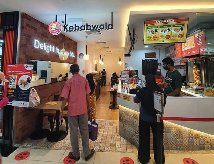 Kebabwala at Hillion Mall store front