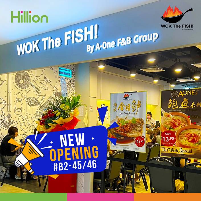 Wok The FISH! at Hillion Mall