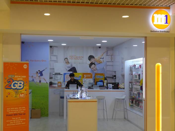 M1 Exclusive Distributor at Hougang Mall