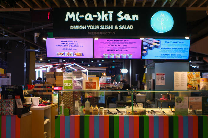 Maki-San  at i12 Katong store front