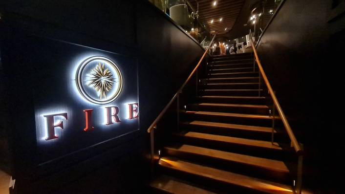 FIRE at ION Orchard store front