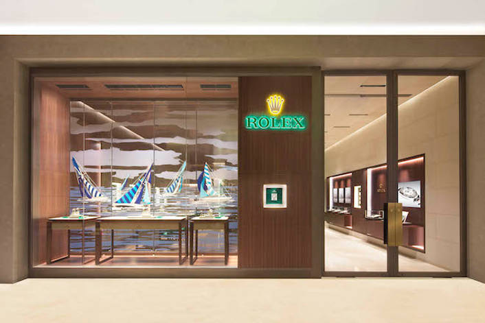 Rolex at ION Orchard store front