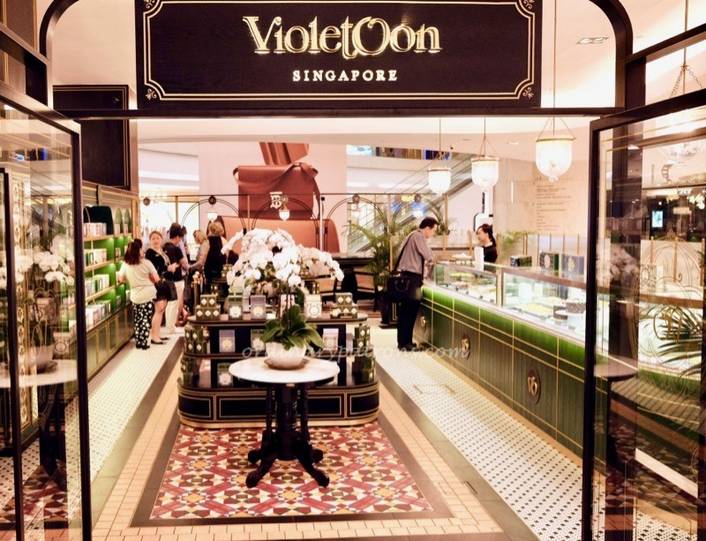 Violet Oon at ION Orchard store front