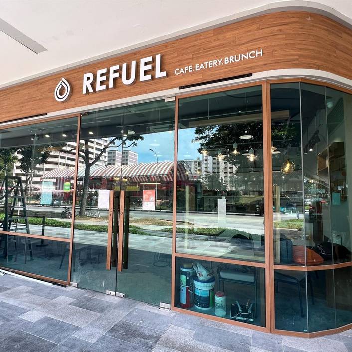 Refuel Cafe at Junction 9 store front