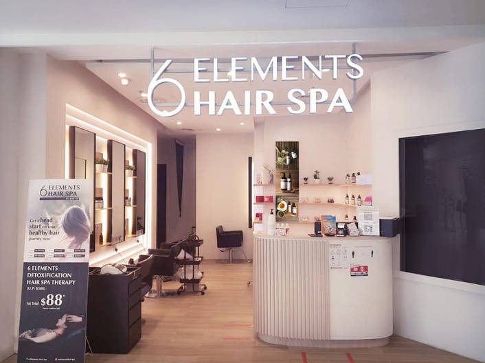6 Elements Hair Spa at Jurong Point