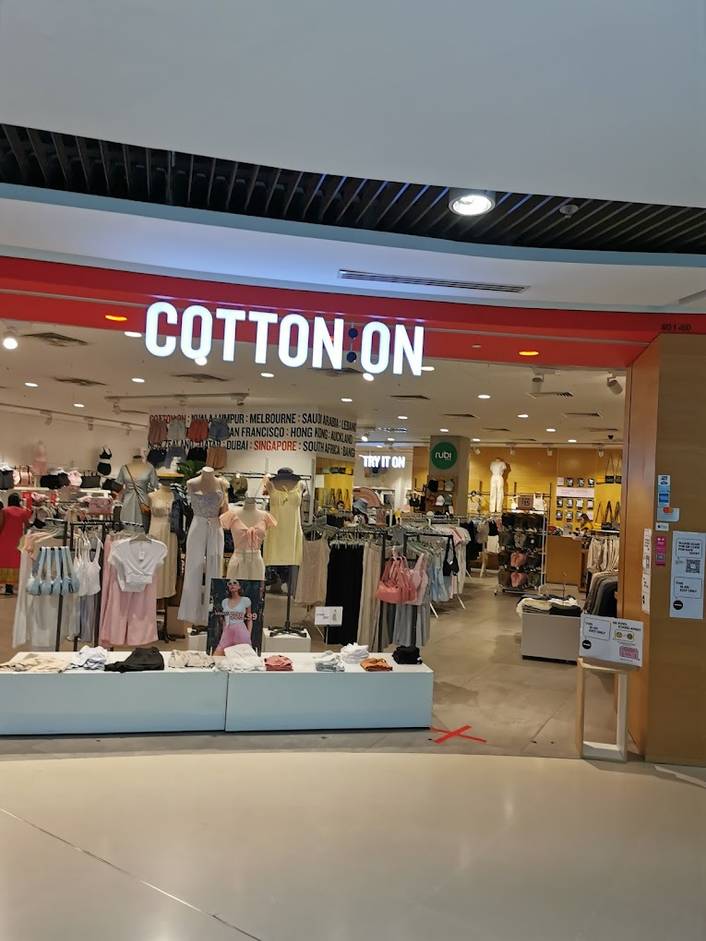 Cotton On at Kallang Wave Mall store front