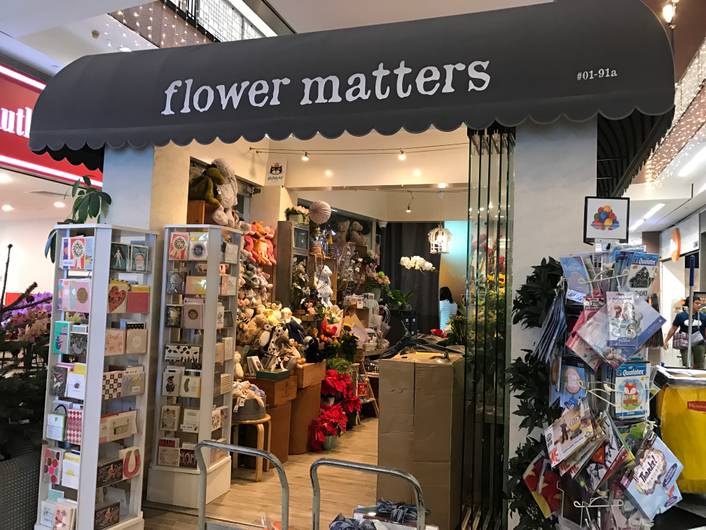 Flower Matters at Millenia Walk
