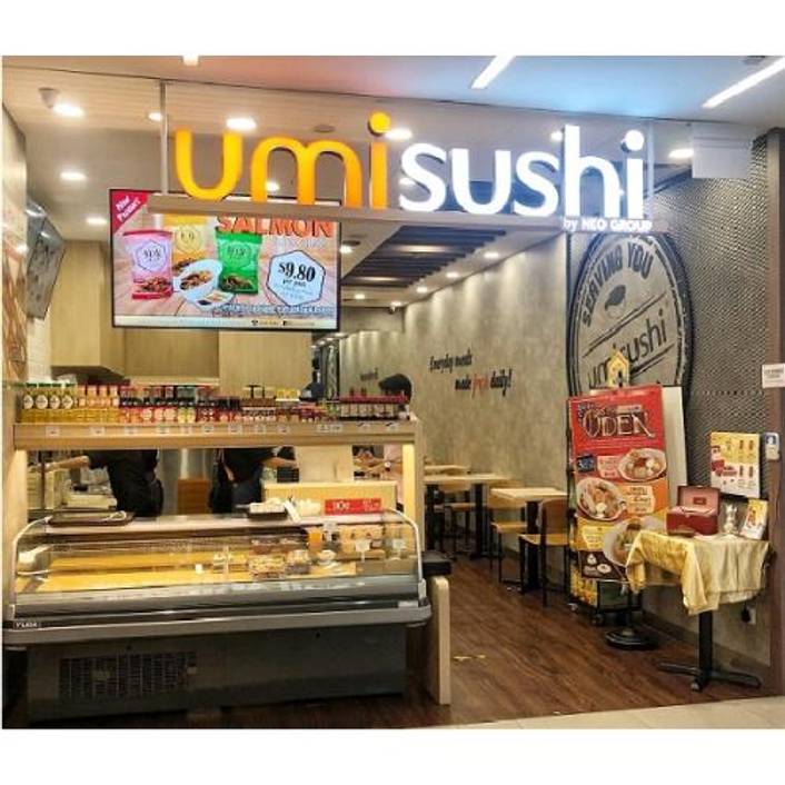 umisushi at NEX store front