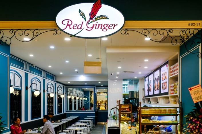 Cafe Red Ginger at Paya Lebar Quarter store front