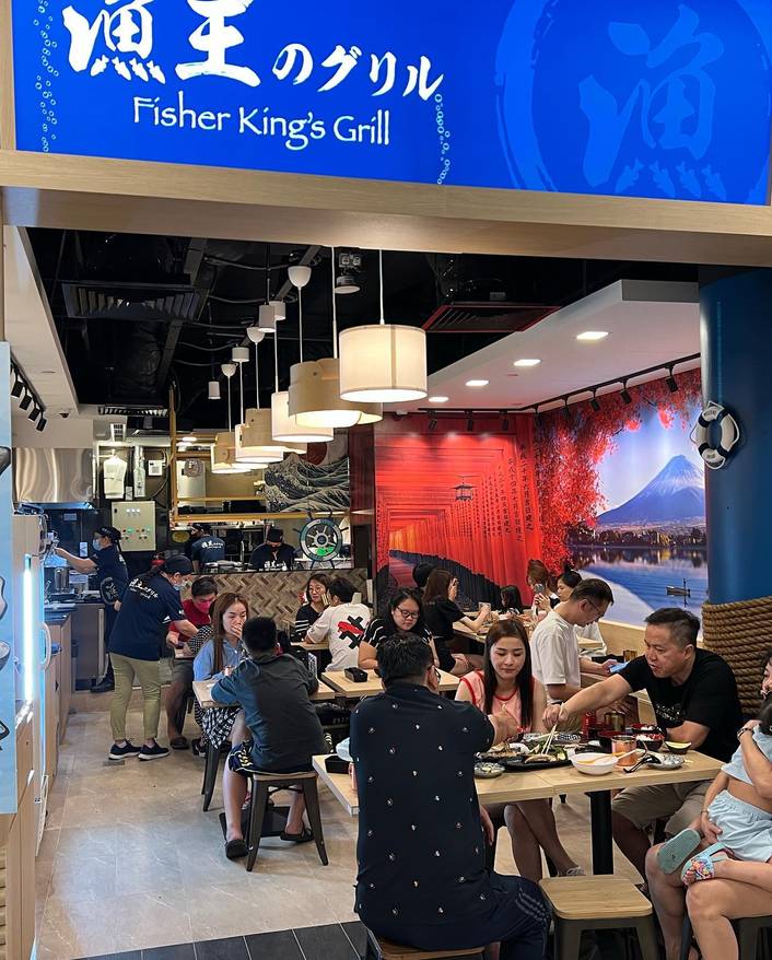Fisher King's Grill at Paya Lebar Quarter store front