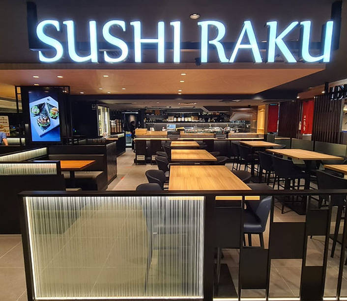 Sushi Raku 鮨樂 at Raffles City store front