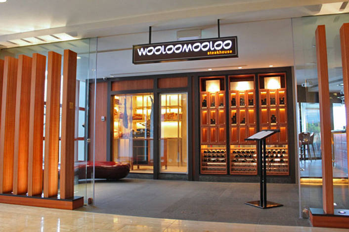 Wooloomooloo Steak House at Raffles City store front