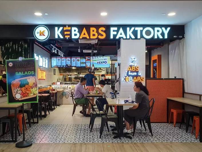 Kebabs Faktory at Tanglin Mall store front