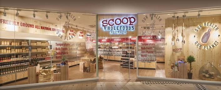 Scoop Wholefoods Australia at Tanglin Mall store front